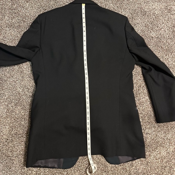 Vintage YSL Formalwear Black Tuxedo with cummerbund & suspenders tailored in USA - Picture 5 of 14